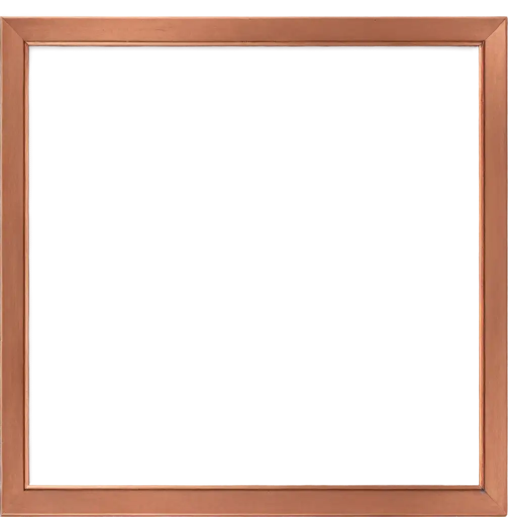 Exquisite-Copper-Frame-PNG-Image-Enhancing-Elegance-and-Durability