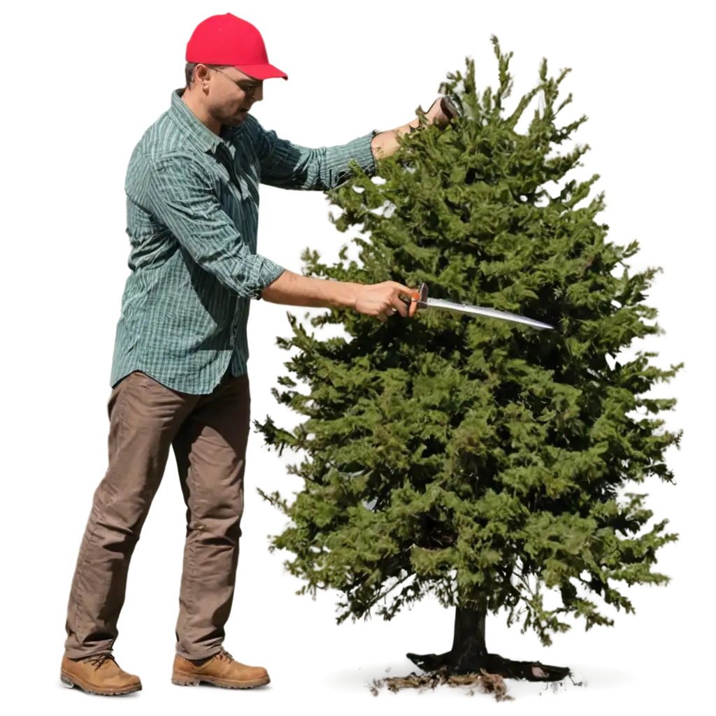 PNG-Image-of-a-Man-Cutting-a-Tree-Creative-Visual-Representation