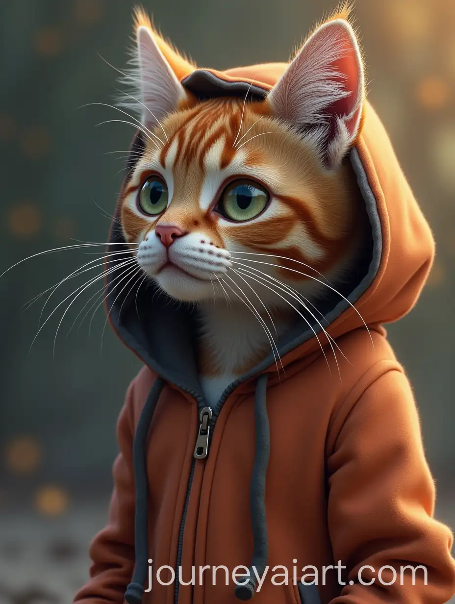 Cat-in-a-Hoodie-Relaxing-in-Cozy-Indoor-Setting