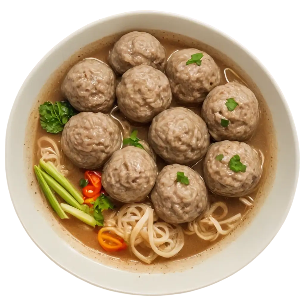 Explore-the-Delightful-Essence-of-Bakso-through-an-Exquisite-PNG-Image