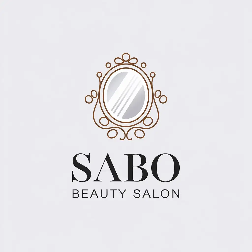 LOGO-Design-for-SABO-Beauty-Salon-Minimalist-Zerkalo-Symbol-with-Elegant-Aesthetics