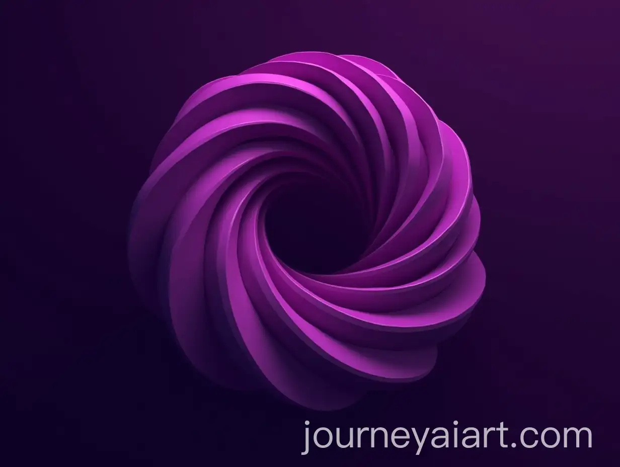 Abstract-Geometric-Twist-in-PurpleMagenta-on-Dark-Background