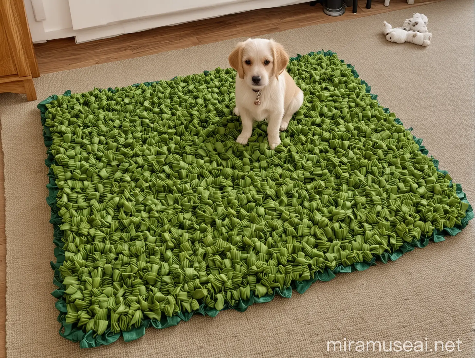 Interactive Dog Snuffle Mat Grass Design