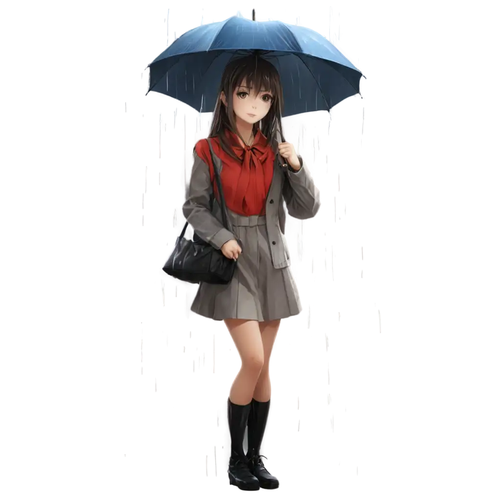 Anime-PNG-Image-of-a-Character-Holding-an-Umbrella-in-the-Rain-Photography-Style