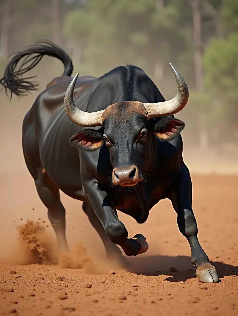 real bull attack