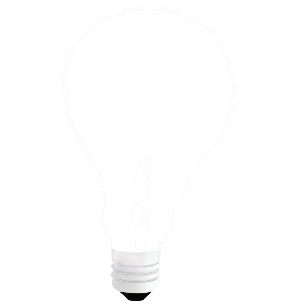 Light-Bulb-Off-in-White-Line-PNG-Minimalist-Illustration-for-Clarity-and-Versatility