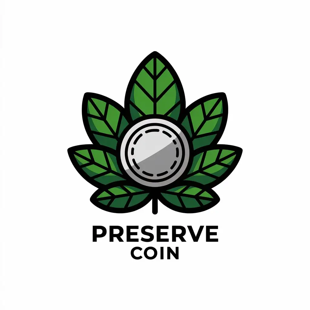 LOGO Design for Preserve Coin Nature and Coin Symbolism with a Clear Background