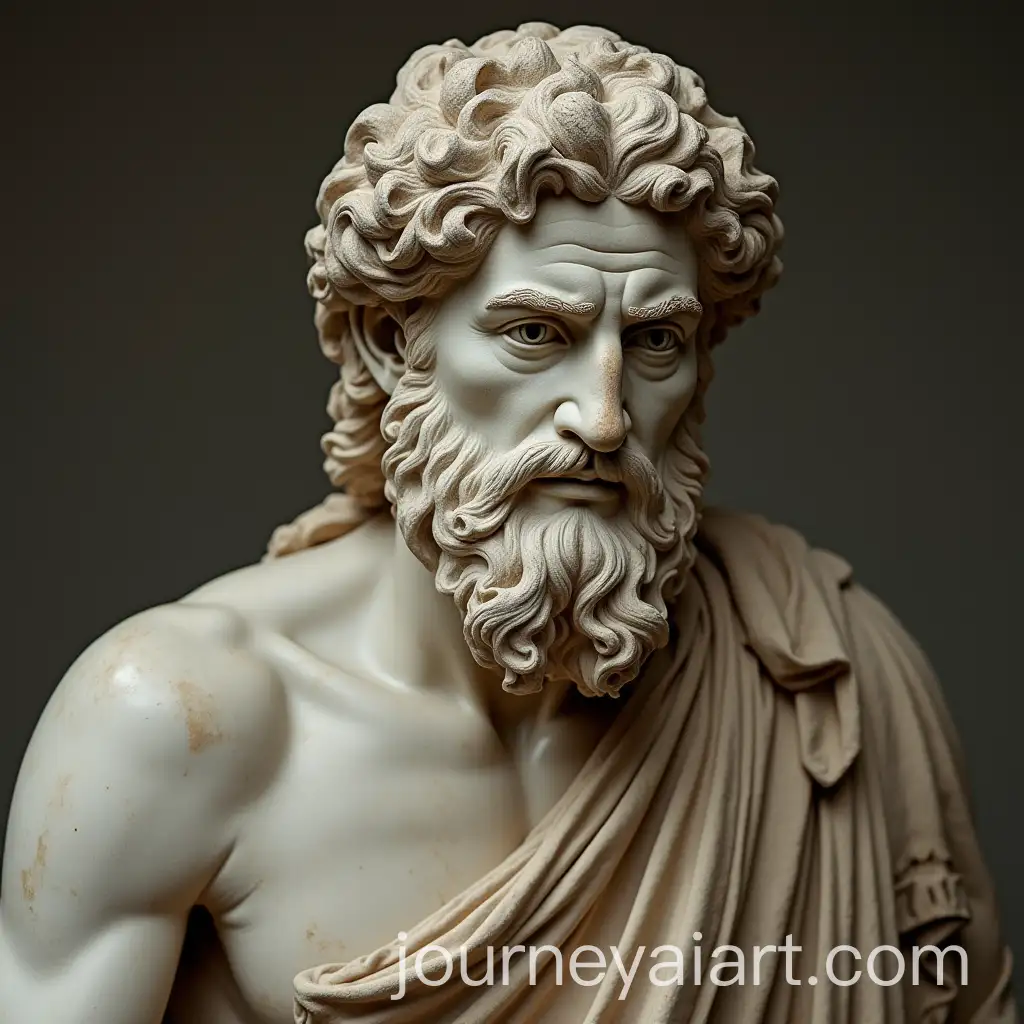 Portrait-of-a-Greek-Philosopher-in-Classical-Attire