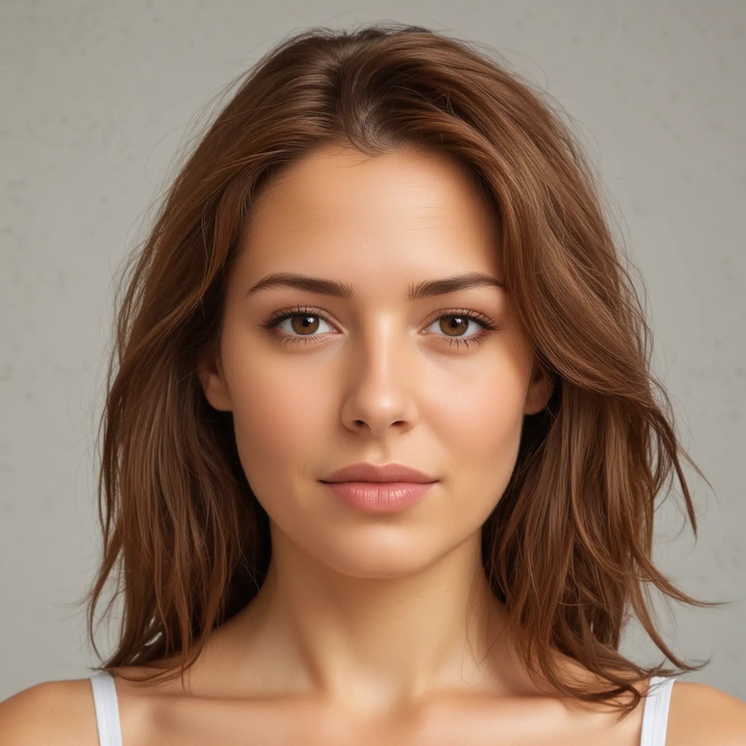 BrownHaired-Woman-in-a-Natural-Setting-with-Elegant-Style