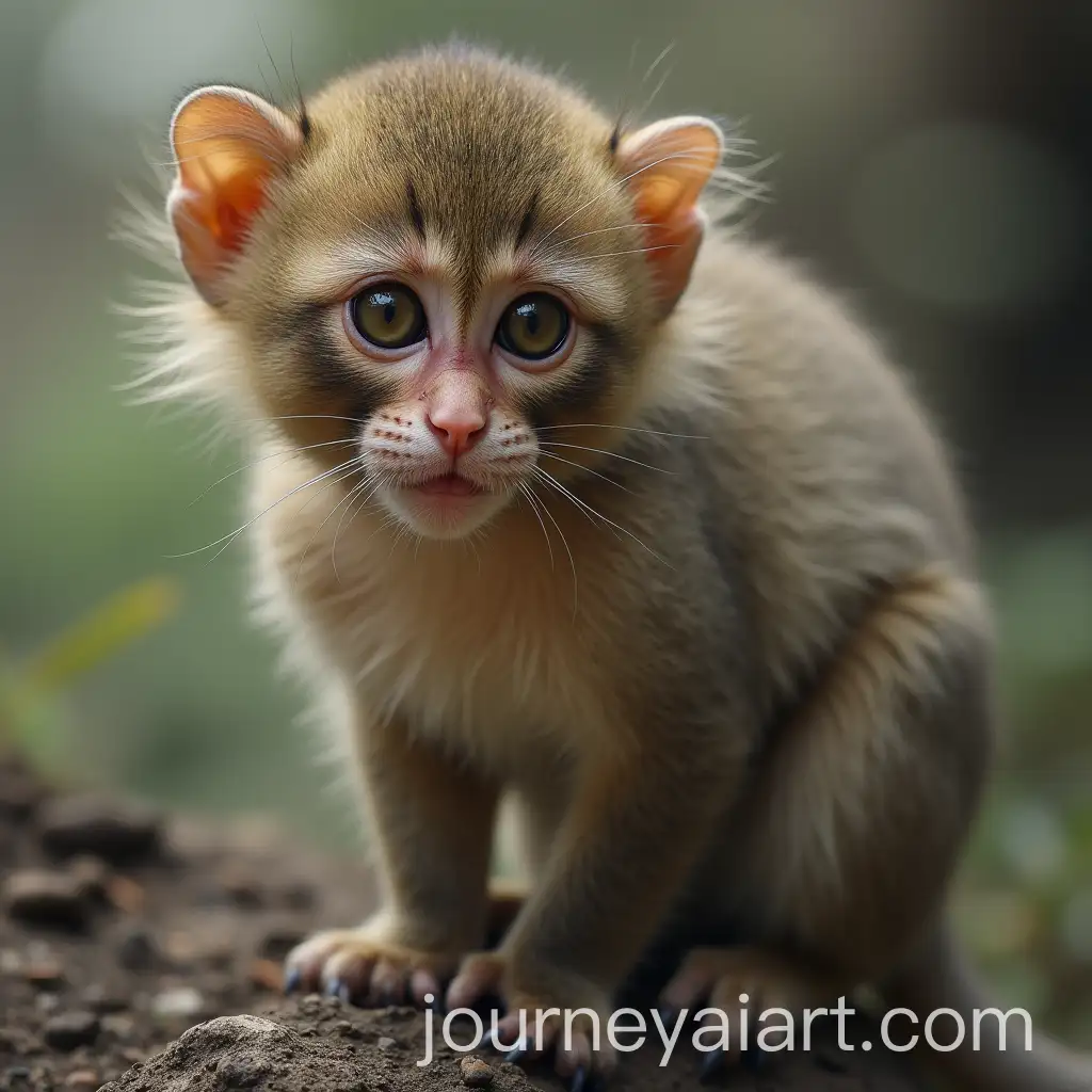 Playful-Monkey-Cat-Playing-with-a-Ball