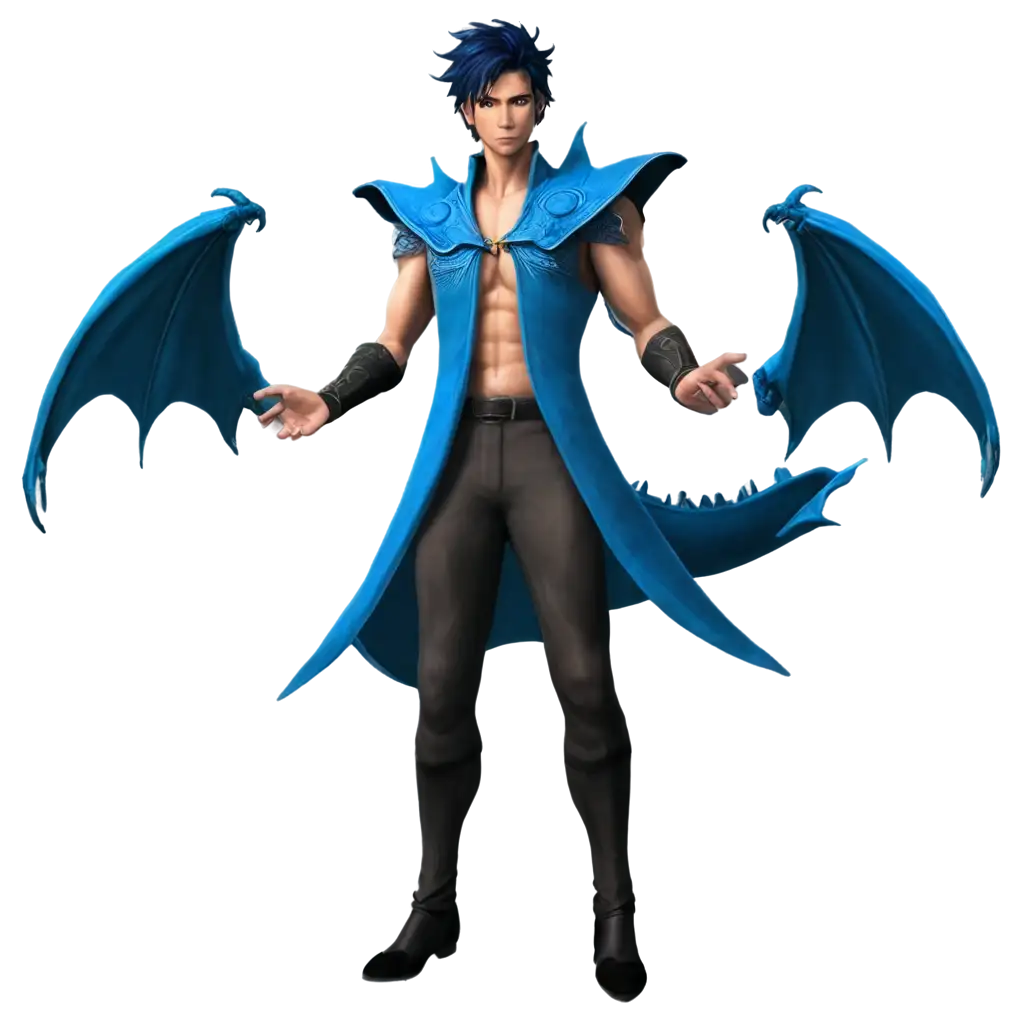 Blue-Dragon-Human-PNG-Image-Captivating-Fantasy-Art-with-Transparent-Quality