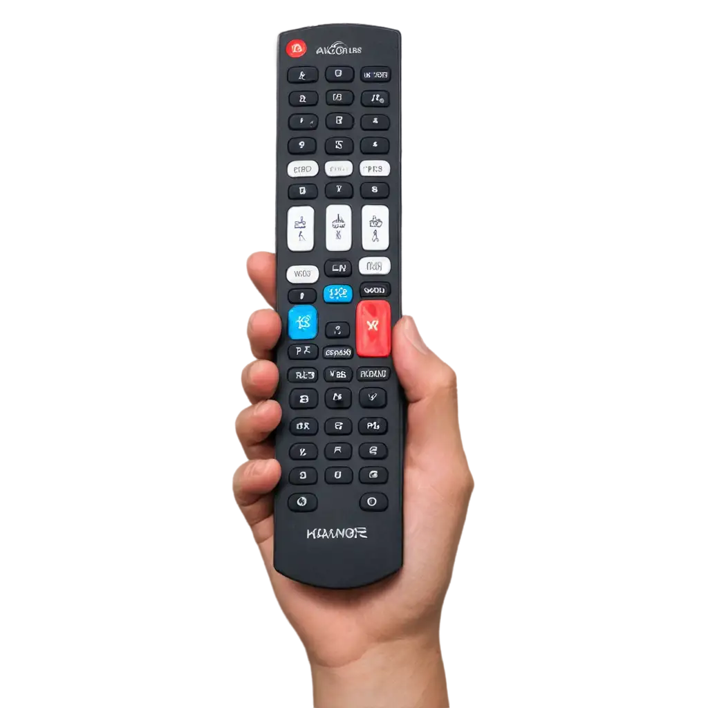 HighQuality-TV-Remote-PNG-Image-for-Versatile-Usage-and-Design-Projects