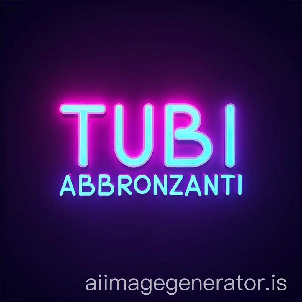 TUBI-ABBRONZANTI-in-Fuchsia-and-Blue-Neon-Lights