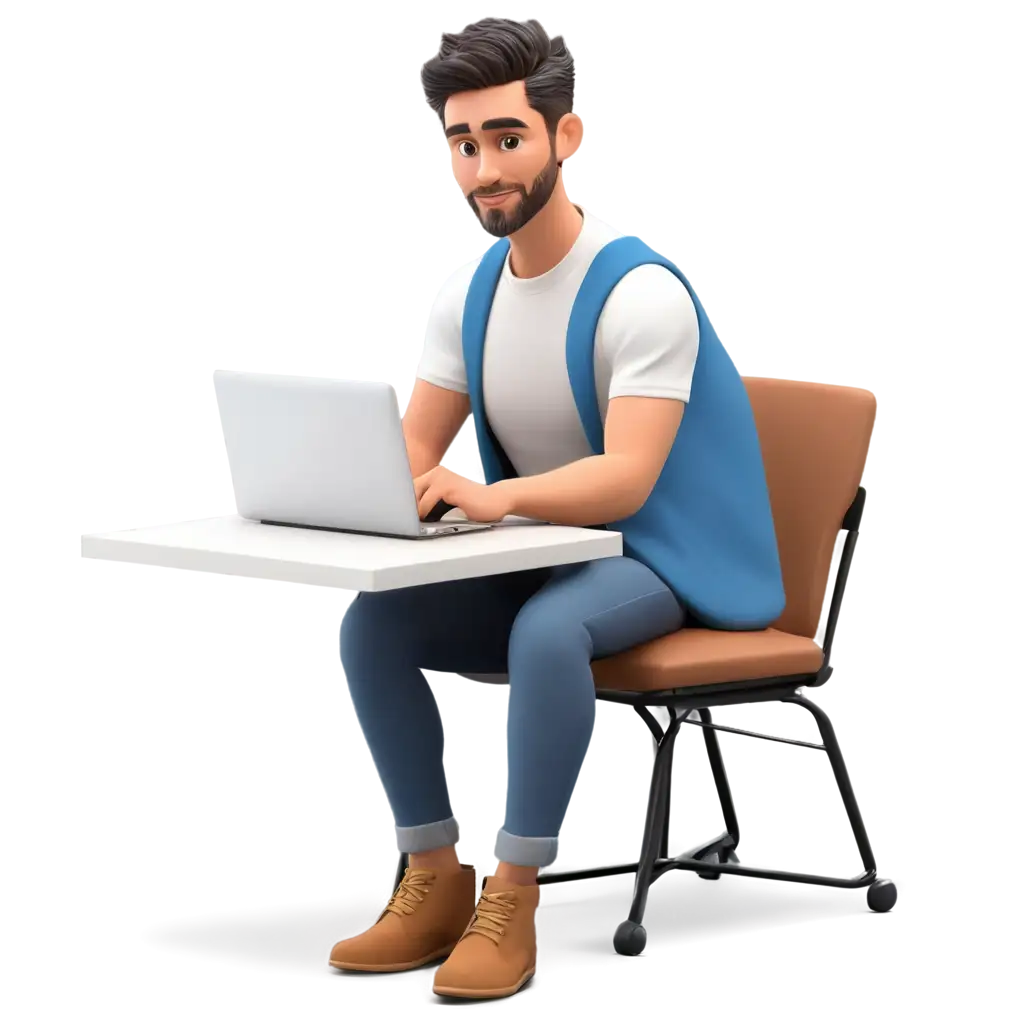 Man-Sitting-at-Desk-Shopping-in-3D-Digital-Product-Store-PNG-Image-Concept