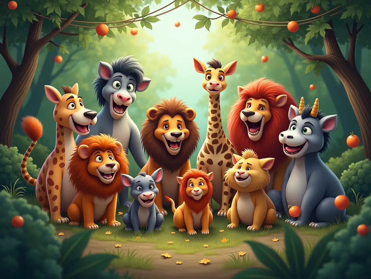 The animals of the jungle come together for a wild, fun celebration.