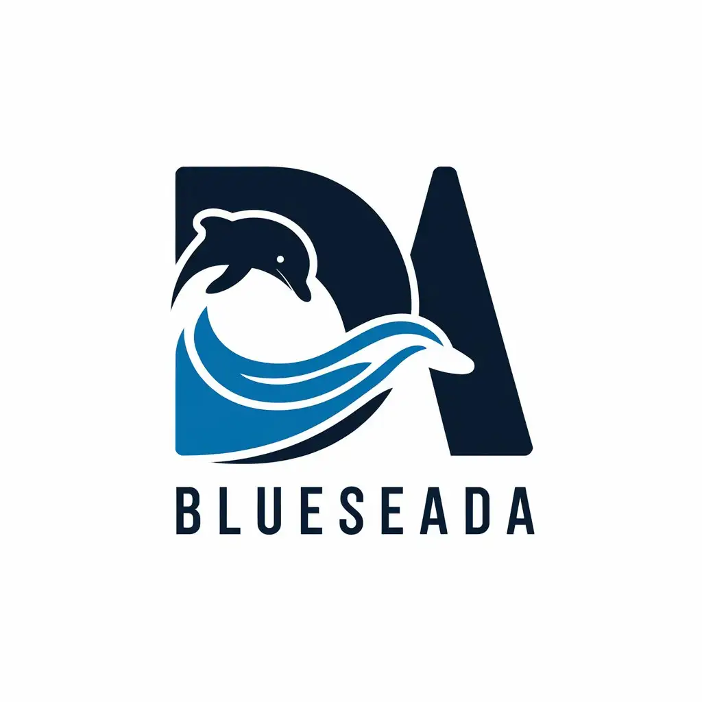 LOGO-Design-for-BlueSeaDA-Vector-Logo-with-DA-Symbol-for-the-Entertainment-Industry