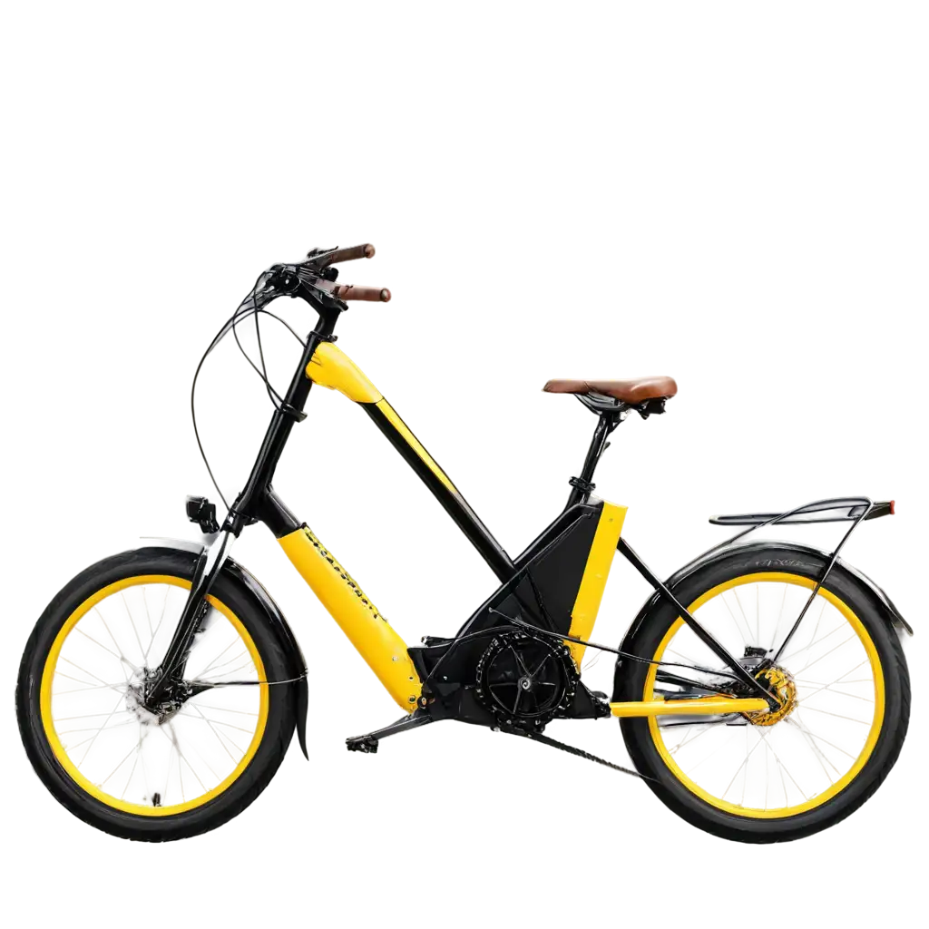 Stylish-Black-and-Yellow-Electric-Bicycle-PNG-HighTech-Futuristic-Design