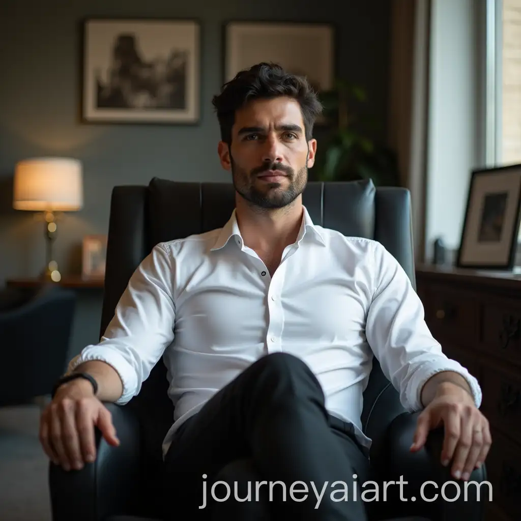 Confident-and-Charming-Young-Man-in-Stylish-Office-Setting