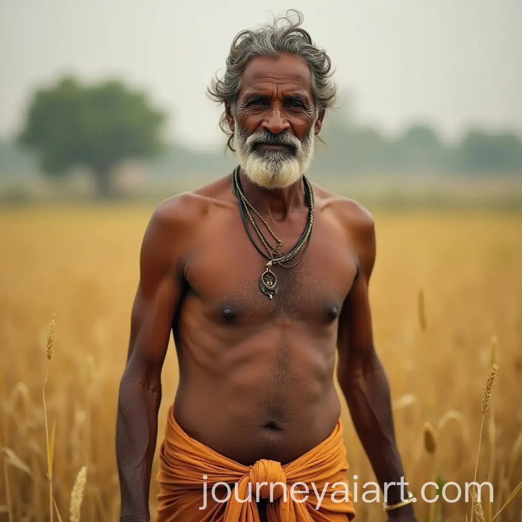 MiddleAged-Indian-Farmer-in-Traditional-Attire-Working-in-the-Fields
