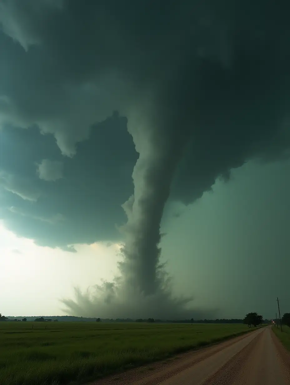 Tornado-Approaching-Oklahoma-Town-with-Dramatic-Skies