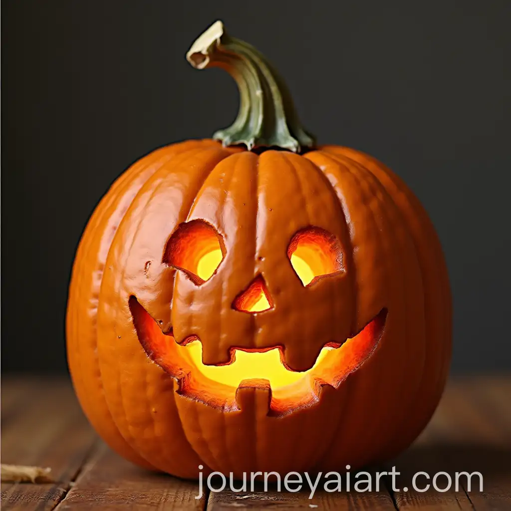Festive-Halloween-Pumpkin-with-Intricate-Carvings