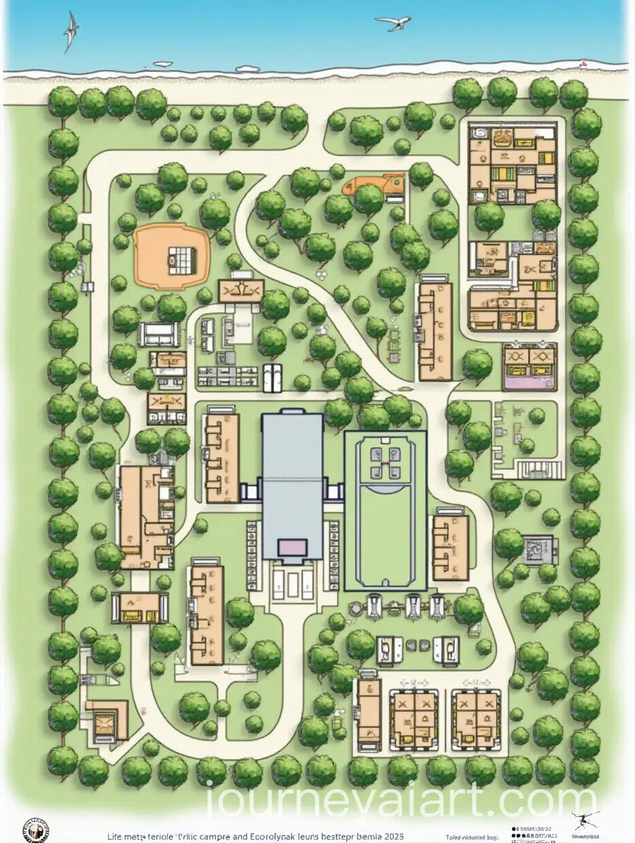 Childrens-Health-Camp-on-Caspian-Sea-Coast-with-Sports-and-Recreation-Facilities