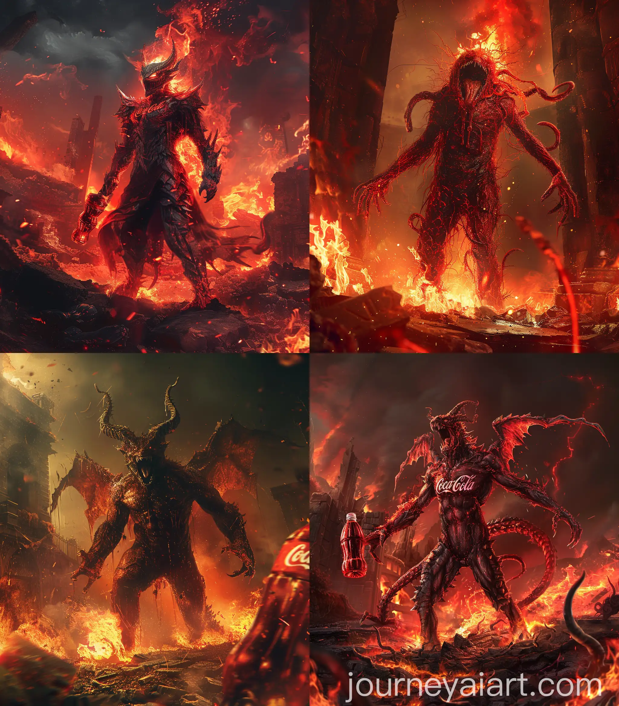 Menacing-CocaCola-Demon-in-Fiery-Underworld