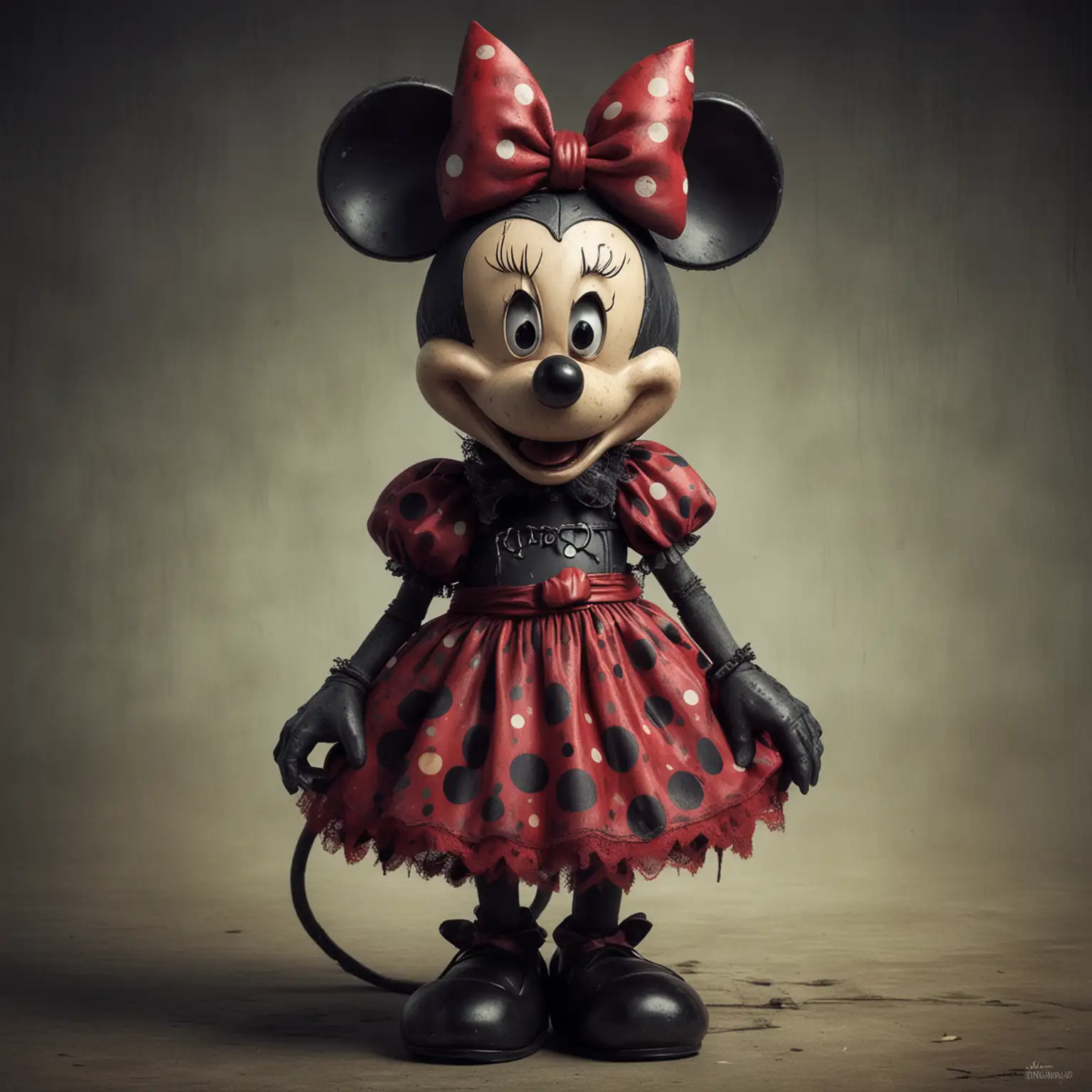 Creepy-Minnie-Mouse-in-Haunted-Forest