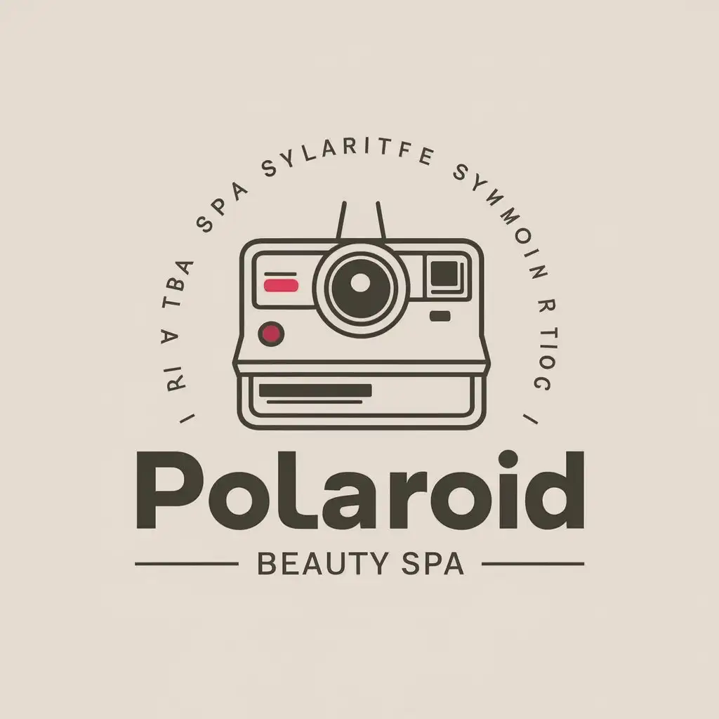 LOGO-Design-for-Polaroid-Simple-Polaroid-Photo-Icon-for-Beauty-Spa-Industry