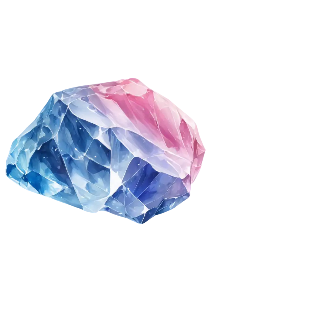 Blue-and-Pink-Crystal-Rock-PNG-Stunning-HighQuality-Transparent-Image-for-Creative-Projects