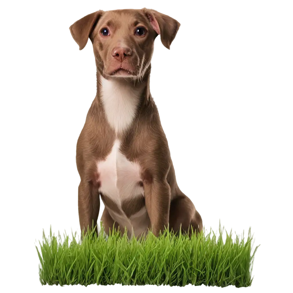 PNG-Image-of-a-Dog-in-Grass-HighQuality-and-Vibrant-Visual-Content