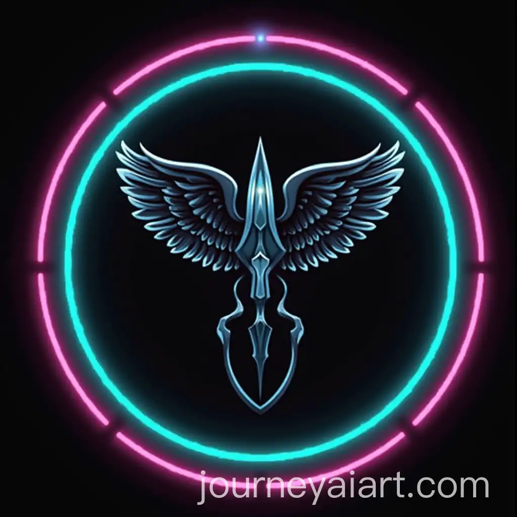 Futuristic-Cyber-Blade-Badge-in-Cyberpunk-Style
