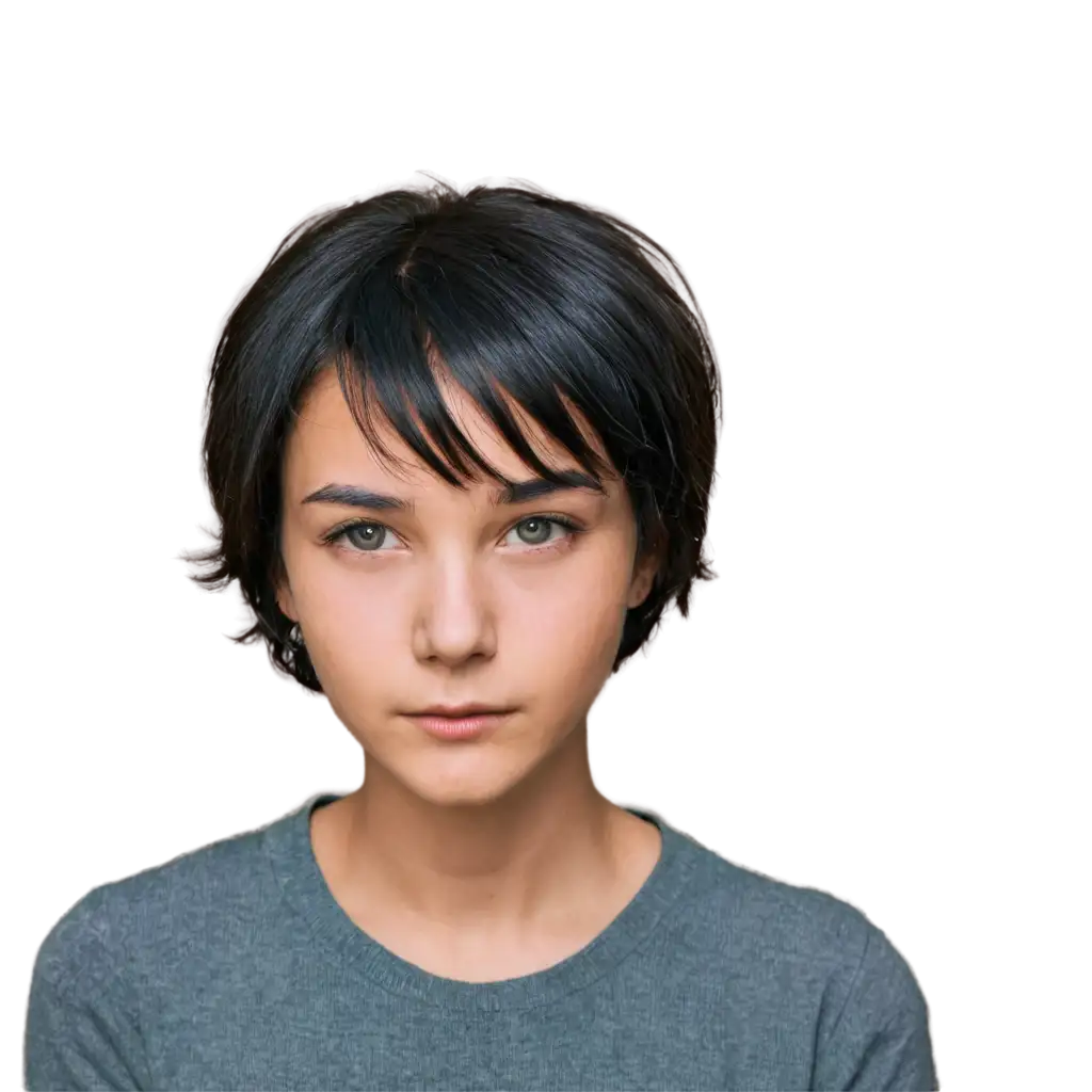 Portrait-of-a-Girl-with-Short-BlackPNG-Image-SEO-Analysis-Hair-PNG-Image-for-Creative-Projects