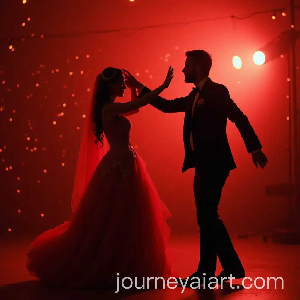 Elegant-Dancing-Couples-in-Red-and-Black-for-a-Wedding-Celebration