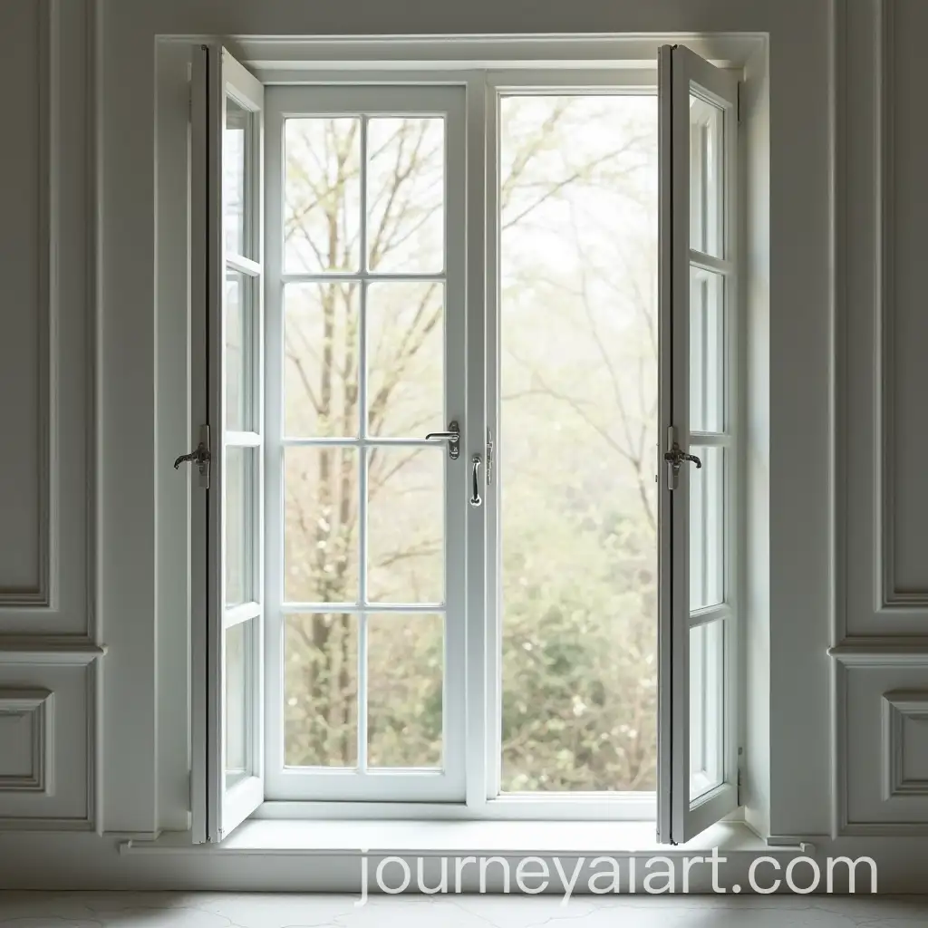 Large-White-Open-Window-with-Interior-View-from-Outside