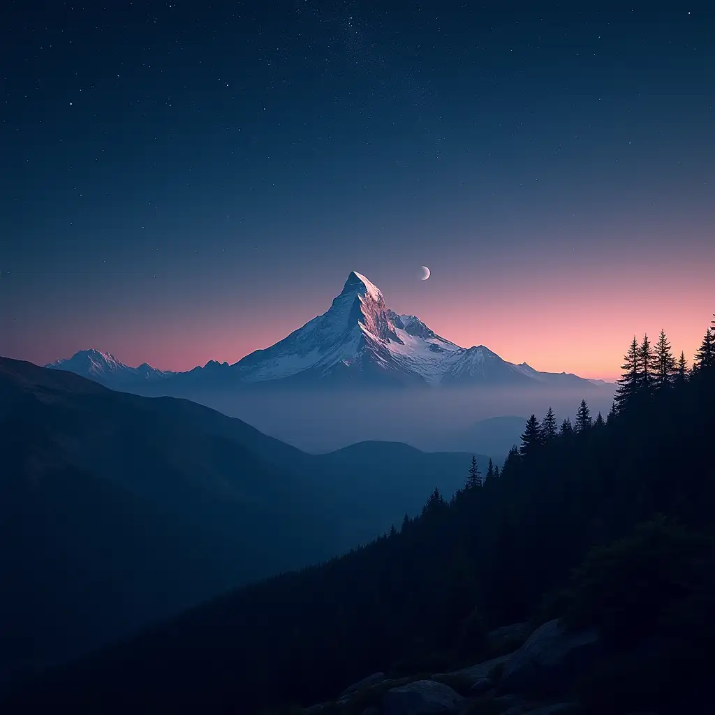 Stunning-Mountain-Landscape-Under-a-Starry-Sky