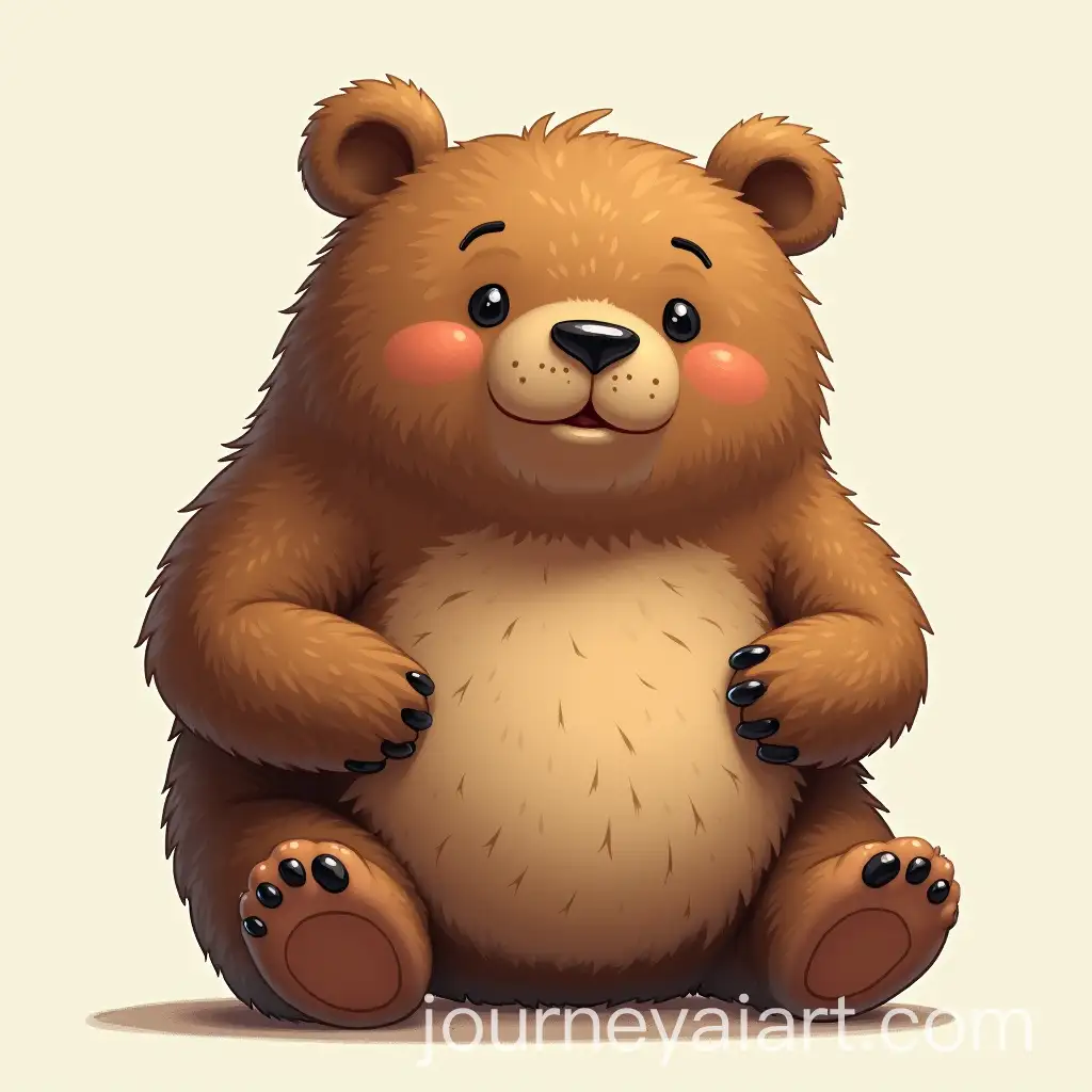 Chubby-Bear-in-Natural-Habitat