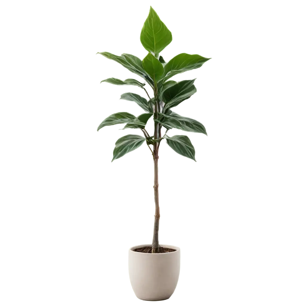 Indoor-Plant-PNG-with-Big-and-Tall-Leaves-for-HighQuality-Design-Use