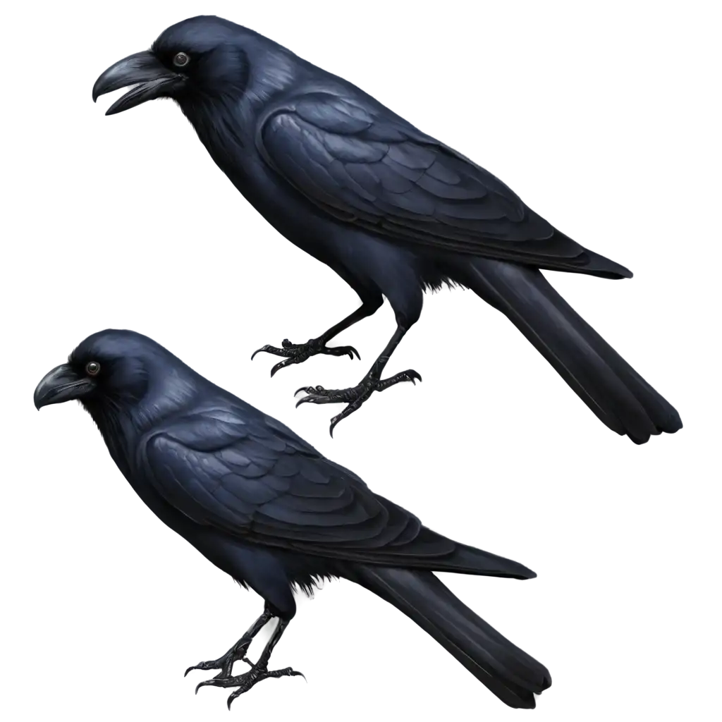 Realistic-Crow-Bird-PNG-Image-for-HighQuality-Designs-and-Projects