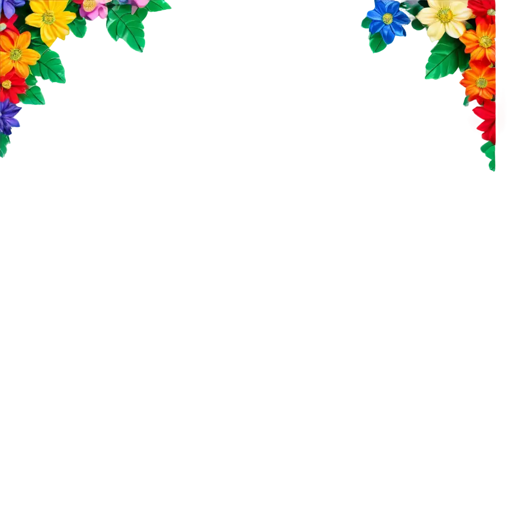 Lego-Bricks-Side-Flower-Border-PNG-Image-Perfect-for-Creative-Design-and-Decorations
