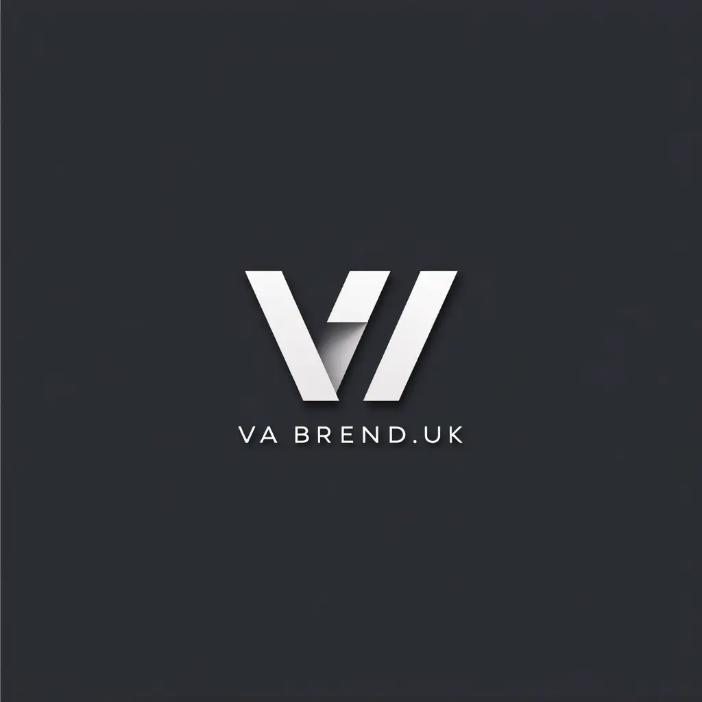 A modern, sleek, and bold logo for VA_brend_uk,