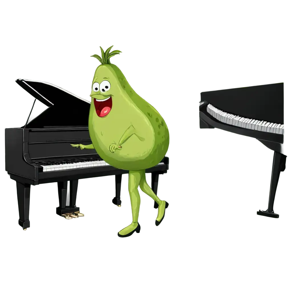 Creative-PNG-of-a-Skinny-Coward-Avocado-in-Underwear-with-a-Piano