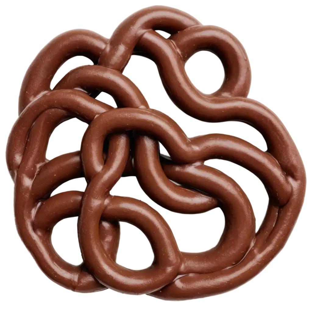 Chocolate-covered pretzels, white ceramic bowl, sweet and salty snack, gourmet treat, drizzled chocolate, twisted pretzel shapes, crispy texture, appetizing dessert, close-up food photography, high-resolution image, glossy chocolate coating, neutral background, studio lighting, culinary delight, indulgent snack, contrasting textures, rich brown tones, appetizer presentation, detailed food styling, tempting confection