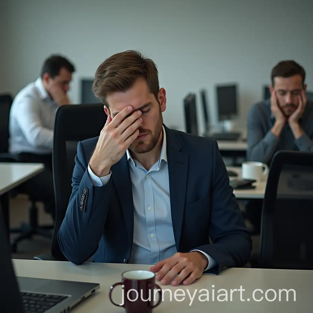 Tired-Employees-in-a-Dull-UK-Office-Setting