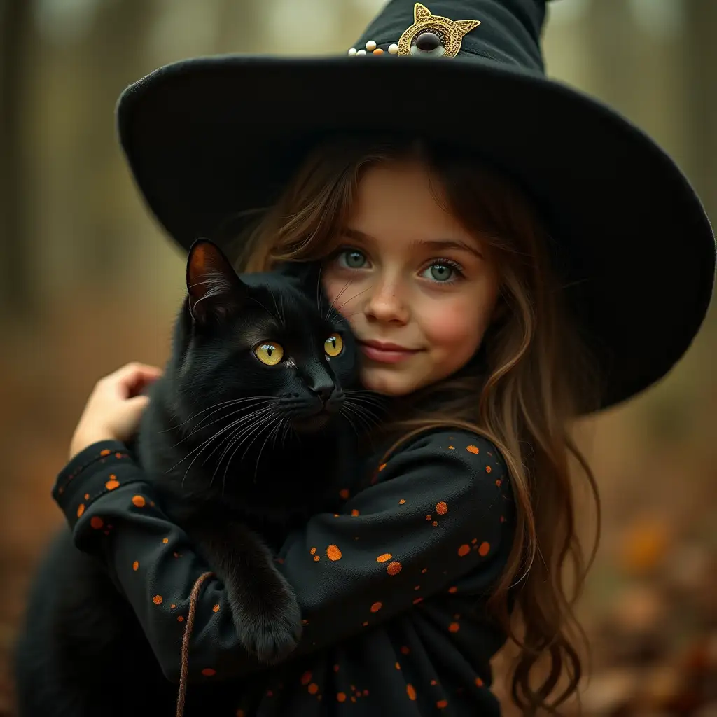 Young-Witch-Girl-Cuddling-a-Black-Cat-with-Mystical-Halloween-Vibes