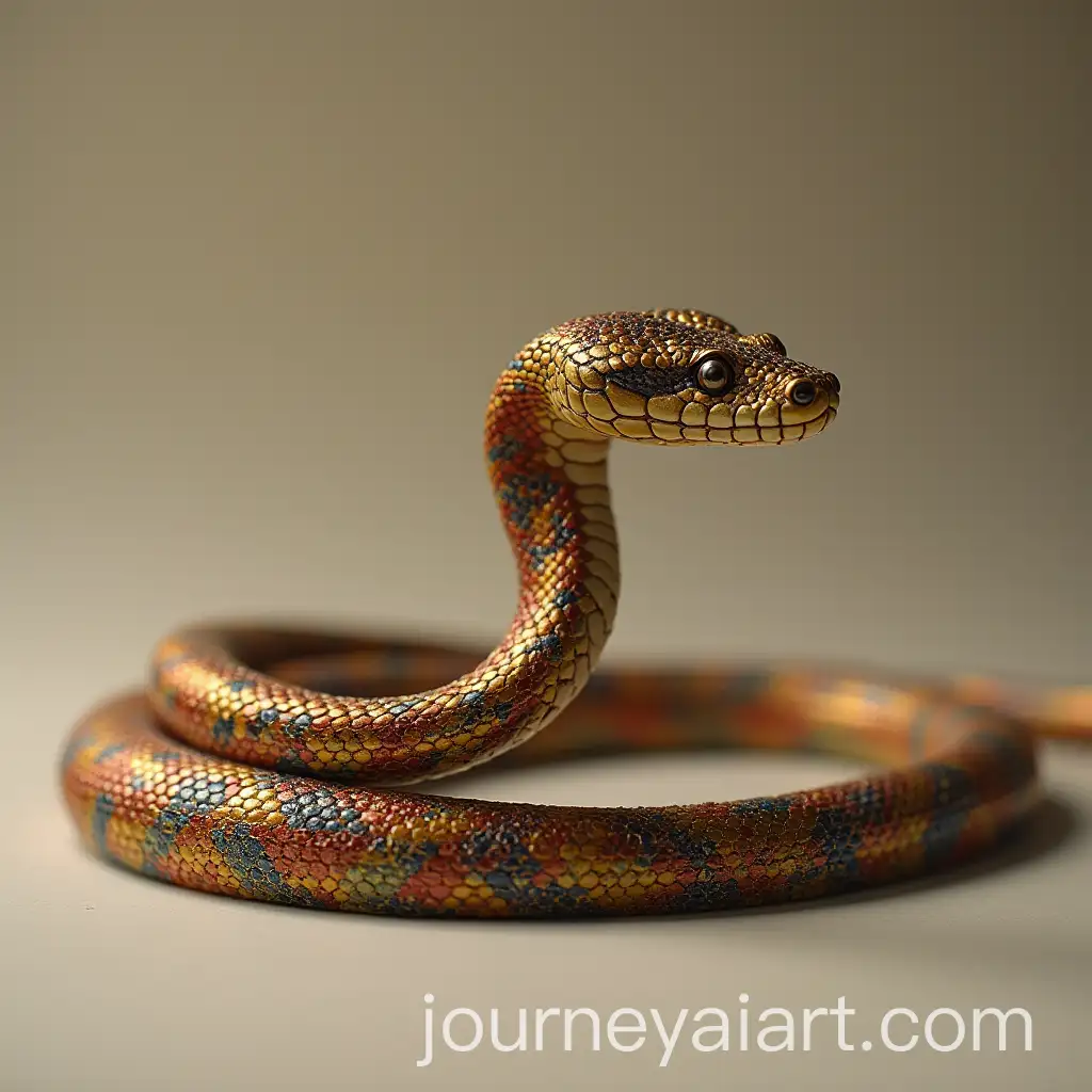 HyperRealistic-Serpent-with-Intricate-Patterns-Against-a-Minimalist-Background