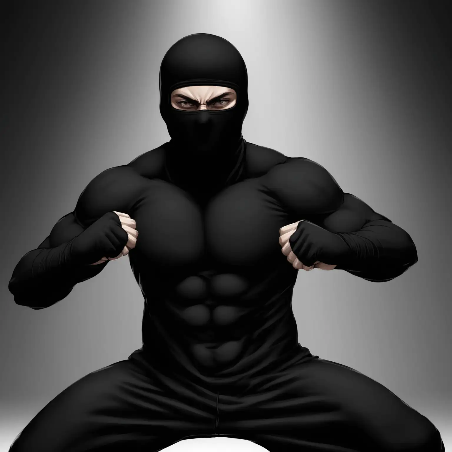 Strong-Man-in-Black-Balaclava-in-MMA-Fighting-Stance