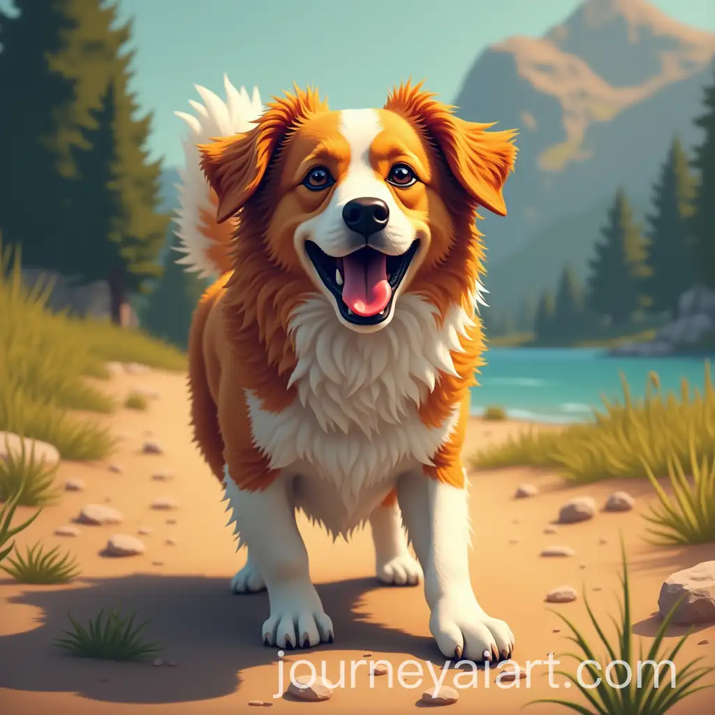Excited-Dog-Running-Towards-Owner-When-Called
