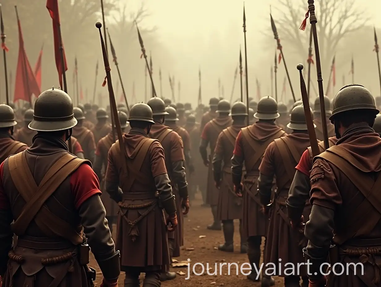 Hundred-Years-War-Battle-Scene-with-Soldiers-in-Historic-Conflict