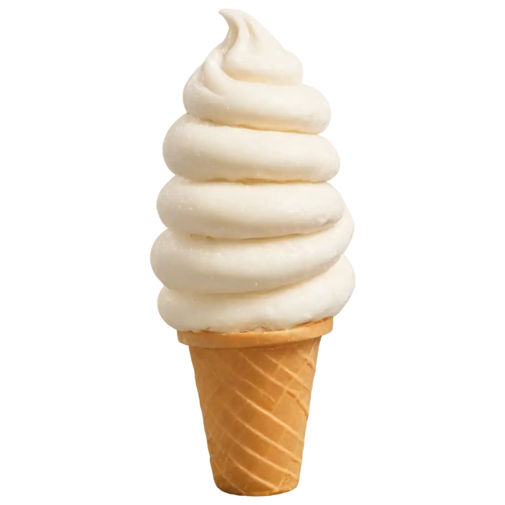 Vanilla-Soft-Serve-Ice-Cream-PNG-Image-Perfect-for-Digital-Designs-and-Marketing